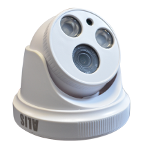 Видеокамера ALIS IP CAD-1199IP-MIC-2mpx-2.8mm (white) 2 mpx/90°/цветная/купольная/внут/ИК подсветка