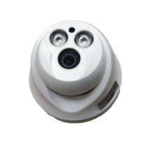 Видеокамера IP LD002-10.5 (white) 2Mpx/2.8mm/2ИК рассеющая линза/цветная/пластик/купольная/внут/