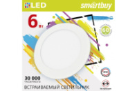 Cветодиодный (LED) светильник SmartBuy DL встраиваемый 6w/4000K/IP20 (SBL-DL-6-4K) Cветодиодный (LED) светильник SmartBuy DL встраиваемый 6w/4000K/IP20 (SBL-DL-6-4K)