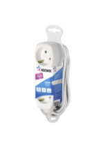 Сетевой удлинитель КОСМОС 3 розетки, 16А, 3500Вт, 3м, заземление, ПВС 3х1, белый Сетевой удлинитель КОСМОС 3 розетки, 16А, 3500Вт, 3м, заземление, ПВС 3х1, белый