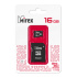 Карта памяти micro SD 16Gb Mirex class 10 с адаптером UHS-I