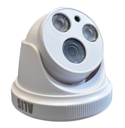 Видеокамера ALIS IP CAD-1199P-POE-2mpx-2.8mm (white) 2 mpx/90°/цветная/купольная/внут/ИК под
