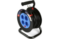 Удлинитель на катушке SmartBuy 4 гнезда, 10А, 2200Вт, 10м без/заземл, предохранитель, черный Удлинитель на катушке SmartBuy 4 гнезда, 10А, 2200Вт, 10м без/заземл, предохранитель, черный