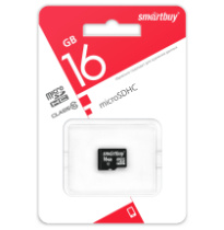 Карта памяти micro SD 16Gb SmartBuy class 10 без адаптера LE