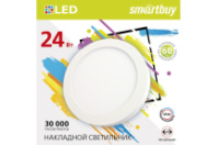 Cветодиодный (LED) светильник SmartBuy Round SDL накладной 24w/4000K/IP40 (SBL-RSDL-24-4K)